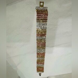 Gold silver and bronze bracelet cool pattern